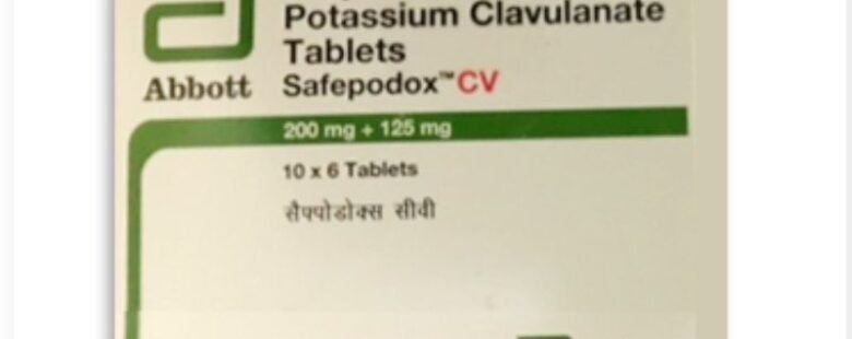 Safepodox CV 200mg/125mg Tablet by Rizochem pharmaceuticals
