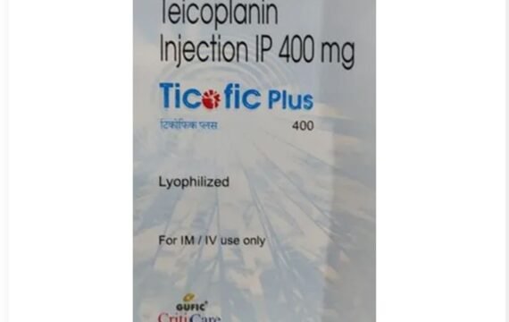 Ticofic-Teicoplanin 400 Injection by Rizochem pharmaceuticals