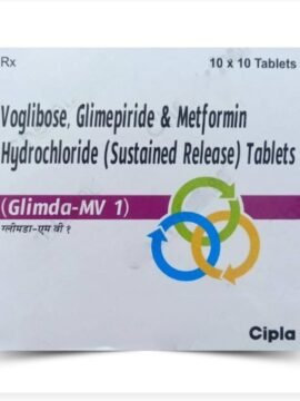 Glimda-MV 1 Tablet SR by Rizochem pharmaceuticals