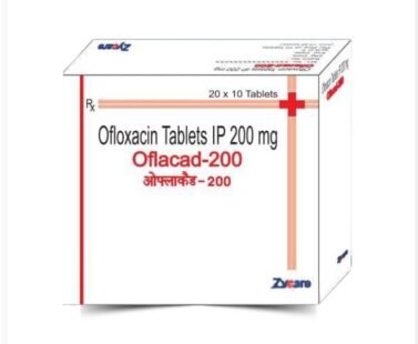 Oflacad-Ofloxacin 200mg Tablet by Rizochem pharmaceuticals