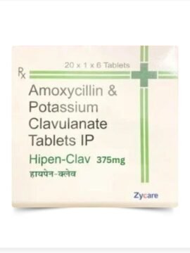 Hipen Clav 375 Tablet by Rizochem pharmaceuticals
