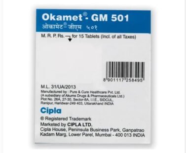 Okamet-GM 501 Tablet 15's by Rizochem pharmaceuticals