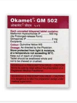 Okamet-GM 502 Tablet 15's by Rizochem pharmaceuticals