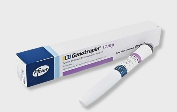 Genotropin 12mg solution injection for growth hormone therapy by [Your Company Name], pharmaceutical wholesaler and exporter.