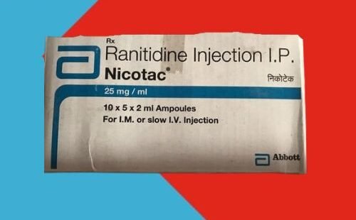 Ranitidine Nicotac 25mg Injection