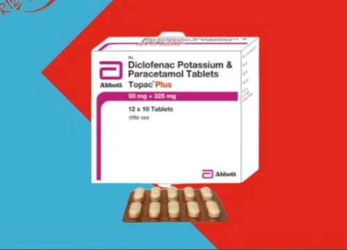 Topac Plus 50mg/500mg Tablet