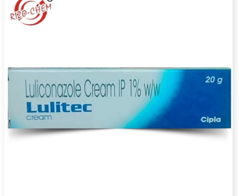 Lulitec Cream by Rizochem Pharmaceuticals Wholesaler & Exporter - Pazopanib medication used in cancer treatment, available for worldwide export