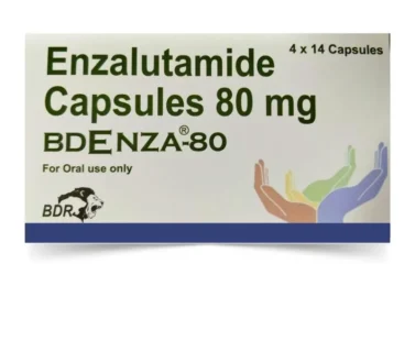 Bdenza 80mg Capsule - Enzalutamide 80mg used in the treatment of prostate cancer, supplied by Rizochem Pharmaceuticals Wholesaler & Exporter