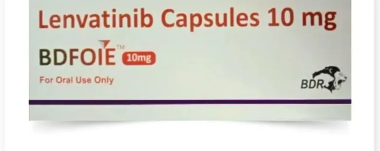 Bdfoie- Lenvatinib 10mg Capsule - Anticancer medication for treating thyroid, liver, and kidney cancer, available at Rizochem Pharmaceuticals Wholesaler & Exporter.