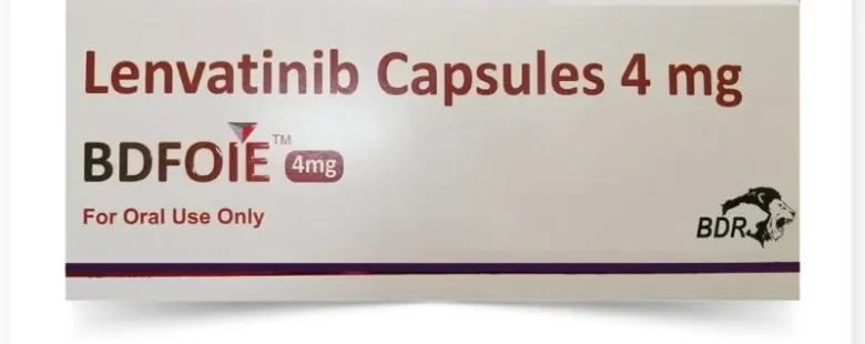 Bdfoie Lenvatinib 4mg Capsule - Effective treatment for certain cancers, featuring a sleek capsule design for easy ingestion.