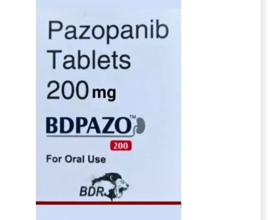 Bdpazo 200mg Tablet by Rizochem Pharmaceuticals Wholesaler & Exporter - Pazopanib medication used in cancer treatment, available for worldwide export.