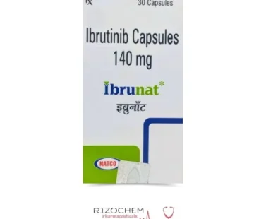 Ibrunat 140mg Capsule – Pharmaceutical grade capsule used in medical treatments.