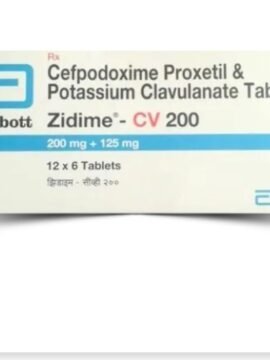 Zidime CV 200mg/125mg Tablet by Rizochem Pharmaceuticals