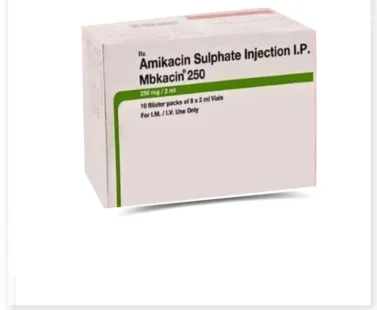 Amikacin Mbkacin 250mg Injection by Rizochem Pharmaceuticals