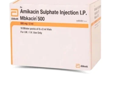 Amikacin Mbkacin 500mg Injection by Rizochem Pharmaceuticals