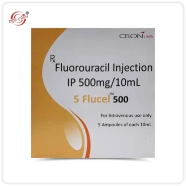 5 Flucel 500mg Injection - Fluorouracil-based chemotherapy treatment for cancer, available at Rizochem Pharmaceuticals Wholesaler & Exporter.