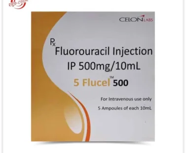 5 Flucel 500mg Injection - Fluorouracil-based chemotherapy treatment for cancer, available at Rizochem Pharmaceuticals Wholesaler & Exporter.