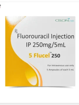 5 Flucel Fluorouracil Injection - 5-fluorouracil injection used in cancer treatment.