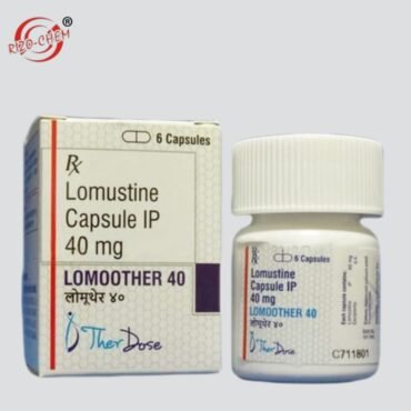 "Lomustine capsule IP 40mg, a medication prescribed for [Specify the medical condition or purpose,