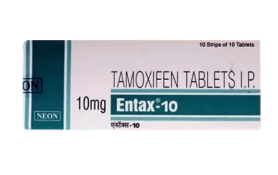 Entax Tamoxifen 10mg Tablet – A selective estrogen receptor modulator (SERM) used for the treatment and prevention of breast cancer. Available for export from Rizochem Pharmaceuticals.