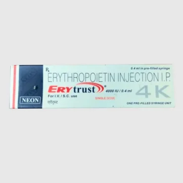 Erytrust 10000IU Injection (Epoetin Alfa) – Rizochem Pharmaceuticals exports high-quality erythropoietin injections globally. Send query now!