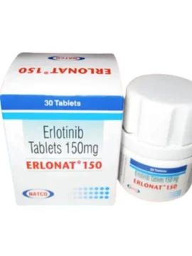 Erlonat 150mg Tablet containing Erlotinib for lung and pancreatic cancer treatment – Exported by Rizochem Pharmaceuticals