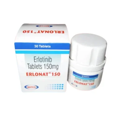 Erlonat 150mg Tablet containing Erlotinib for lung and pancreatic cancer treatment – Exported by Rizochem Pharmaceuticals