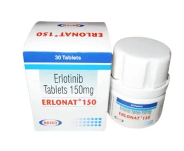 Erlonat 150mg Tablet containing Erlotinib for lung and pancreatic cancer treatment – Exported by Rizochem Pharmaceuticals