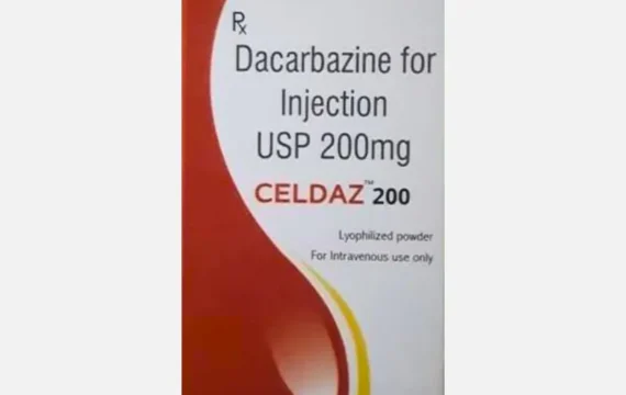 Celdaz Dacarbazine 200mg Injection – High-quality chemotherapy medication for cancer treatment, available for export from Rizochem Pharmaceuticals.