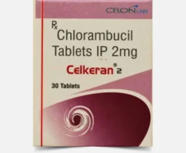 Celkeran 2mg Tablet (Chlorambucil) – Oncology medication for blood cancers like leukemia and lymphoma. Available for export from Rizochem Pharmaceuticals.