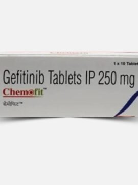 Chemofit Gefitinib 250mg Tablet – Targeted cancer therapy for non-small cell lung cancer (NSCLC). Available for export at Rizochem Pharmaceuticals Wholesaler & Exporter. WHO-GMP certified supplier.