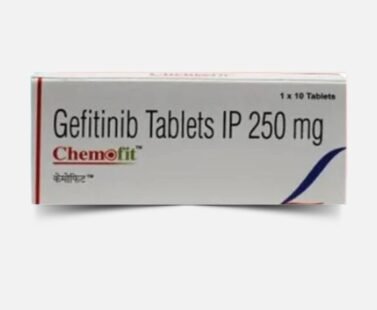Chemofit Gefitinib 250mg Tablet – Targeted cancer therapy for non-small cell lung cancer (NSCLC). Available for export at Rizochem Pharmaceuticals Wholesaler & Exporter. WHO-GMP certified supplier.