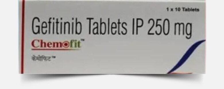 Chemofit Gefitinib 250mg Tablet – Targeted cancer therapy for non-small cell lung cancer (NSCLC). Available for export at Rizochem Pharmaceuticals Wholesaler & Exporter. WHO-GMP certified supplier.