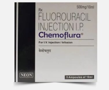 Chemoflura Fluorouracil 250mg Injection – an effective chemotherapy medication used for cancer treatment. Available for export at Rizochem Pharmaceuticals, a trusted pharmaceutical wholesaler.