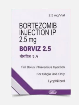 Bortezomib Injection 2mg Myezom – A high-quality chemotherapy drug used for treating multiple myeloma and mantle cell lymphoma. Available for export from Rizochem Pharmaceuticals.