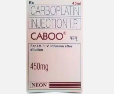 Caboo Carboplatin 450mg Injection – A high-quality chemotherapy drug used for treating various cancers, including ovarian and lung cancer. Available for export from Rizochem Pharmaceuticals.