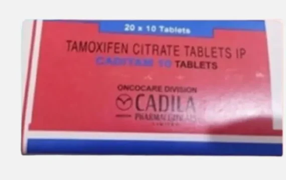 Caditam Tamoxifen 10mg Tablet – A hormone therapy medication used for treating breast cancer. Available for export from Rizochem Pharmaceuticals.