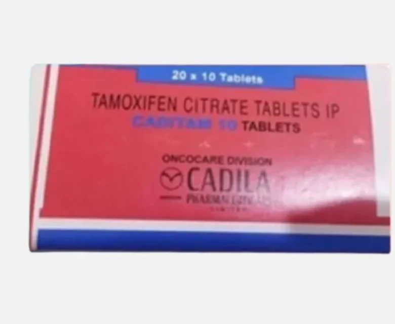 Caditam Tamoxifen 10mg Tablet – A hormone therapy medication used for treating breast cancer. Available for export from Rizochem Pharmaceuticals.