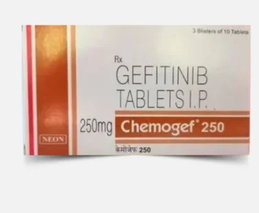 Chemogef Gefitinib 250mg Tablet – A targeted therapy used for non-small cell lung cancer (NSCLC). Available for export from Rizochem Pharmaceuticals.