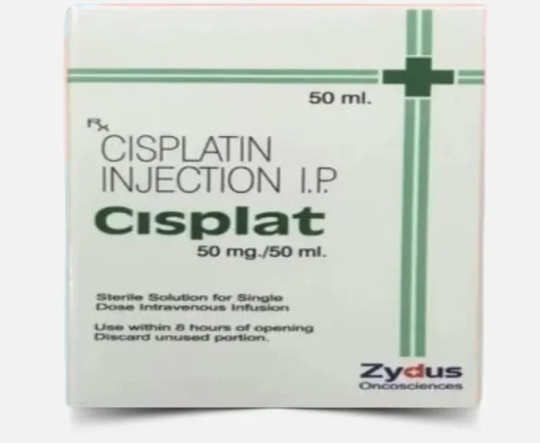 Cisplat 50mg Infusion – A platinum-based chemotherapy drug used for treating various cancers, including lung, ovarian, and bladder cancer. Available for export from Rizochem Pharmaceuticals.