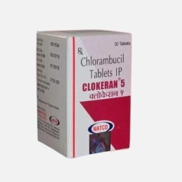 Clokeran Chlorambucil 5mg Tablet – An effective chemotherapy drug used for treating leukemia and lymphoma. Available for export from Rizochem Pharmaceuticals.