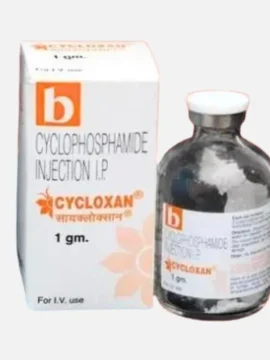 Cycloxan 1000mg Injection – A cyclophosphamide chemotherapy drug used for treating various cancers, including lymphoma and leukemia. Available for export from Rizochem Pharmaceuticals.
