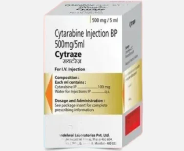 Cytarabine Cytraz 100mg Injection – A chemotherapy drug used for treating leukemia and other blood cancers. Available for export from Rizochem Pharmaceuticals.