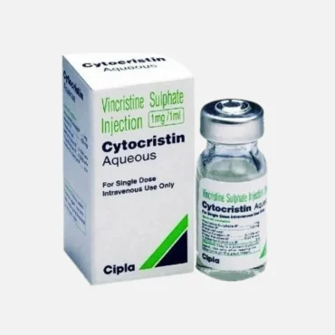 Cytocristin 1mg Injection – A chemotherapy drug containing Vincristine, used for treating leukemia, lymphoma, and other cancers. Available for export from Rizochem Pharmaceuticals.