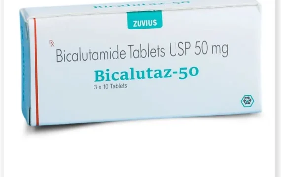 Bicalutaz 50mg Tablet for cancer treatment, effective in managing prostate cancer and other related conditions.