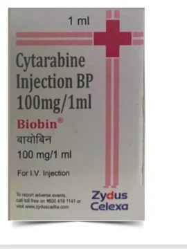 Biobin 100mg Injection - Chemotherapy medication for cancer treatment, offered by Rizochem Pharmaceuticals Wholesaler & Exporter, ensuring quality and global availability.
