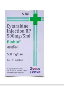 Biobin 500mg Injection - Antibiotic medication for bacterial infections, available at Rizochem Pharmaceuticals Wholesaler & Exporter. High-quality product for global supply.