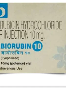 Biorubin 10mg Injection - high-quality pharmaceutical product by Rizochem Pharmaceuticals, used in chemotherapy treatments. Available for export worldwide.