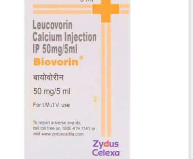Biovorin 50mg Injection - High-quality leucovorin calcium injection used in chemotherapy and cancer treatment. Exported worldwide by Rizochem Pharmaceuticals Wholesaler & Exporter.