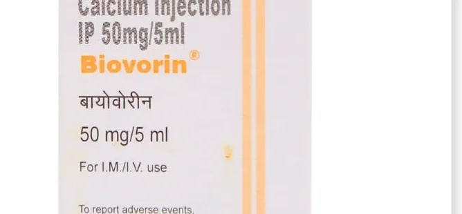 Biovorin 50mg Injection - High-quality leucovorin calcium injection used in chemotherapy and cancer treatment. Exported worldwide by Rizochem Pharmaceuticals Wholesaler & Exporter.
